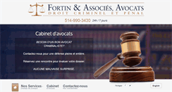 Desktop Screenshot of fortinetassocies.com